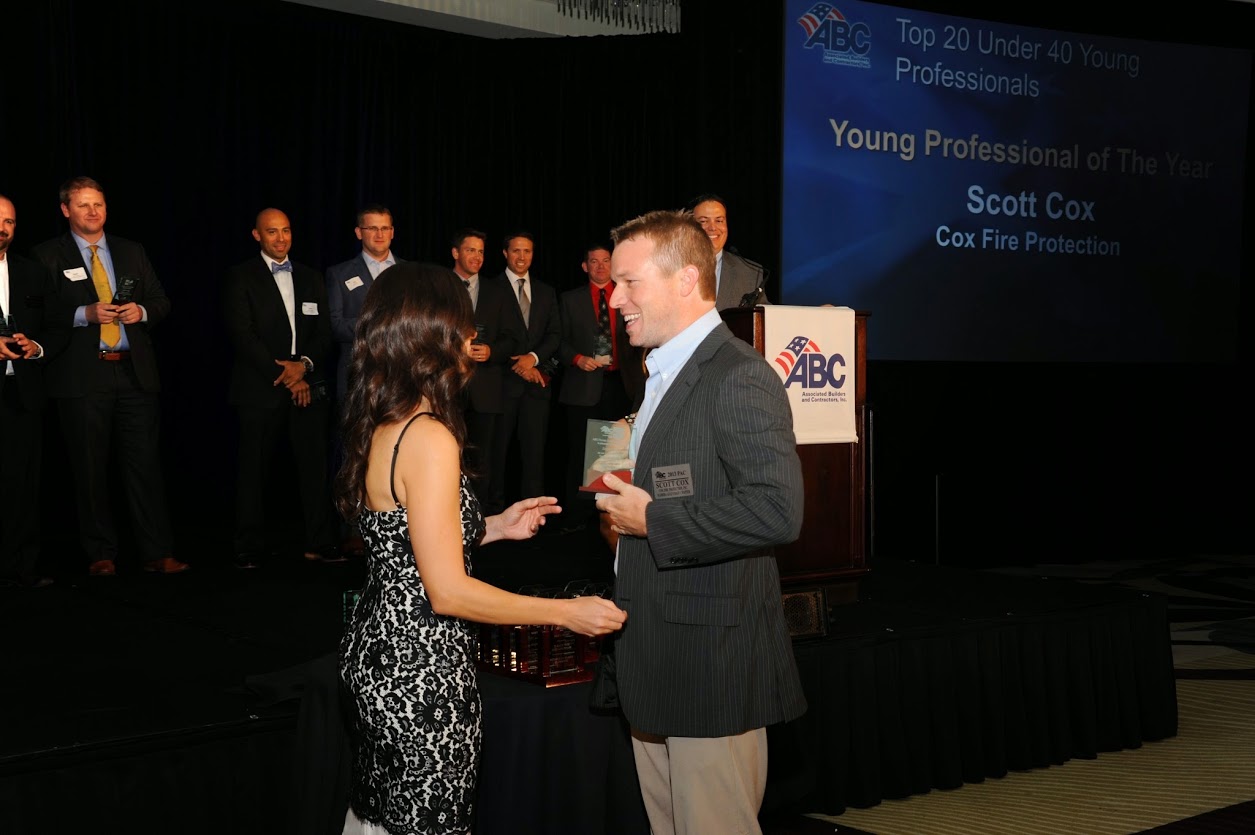 Featured image for “Scott Cox named ABC’s Young Professional of the Year”